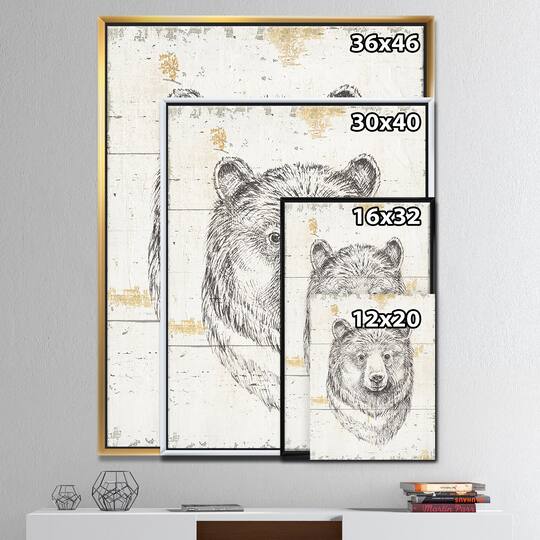 Designart - Bear Wild and Beautiful IV